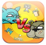 Cat vs Dog for iOS - Game entertainment for iPhone / iPad