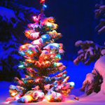 Snowy Night Theme - The Christmas theme shimmering white snow for PC