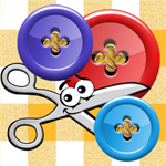 Buttons & Scissor for Windows Phone 1.0.0.1 - Intellectual Game cut buttonhole on Windows Phone