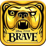 Temple Run: Brave for iOS 1.5.0 - Game Stealer mascot on the iPhone / iPad