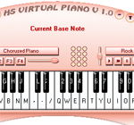 HS Virtual Piano - piano simulator software on computer