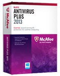 McAfee AntiVirus Plus 2013 - Antivirus software for PC efficiency